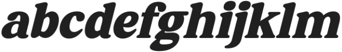 Regisha Italic otf (400) Font LOWERCASE