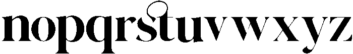 Regista Regular otf (400) Font LOWERCASE
