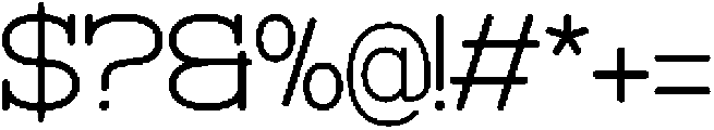 Registrar Archive otf (400) Font OTHER CHARS