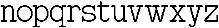Registrar Archive otf (400) Font LOWERCASE