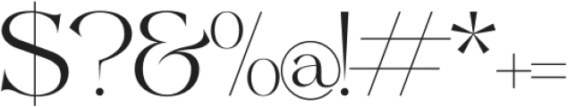 Reglarik otf (400) Font OTHER CHARS