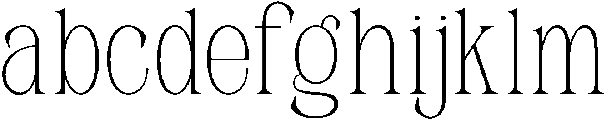 Reglika Mosta Thin otf (100) FONT