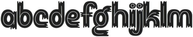 Reglues Outline otf (400) Font LOWERCASE