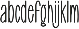 Regoiral Regular otf (400) Font LOWERCASE