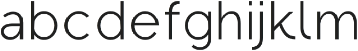 Regon Light otf (300) Font LOWERCASE