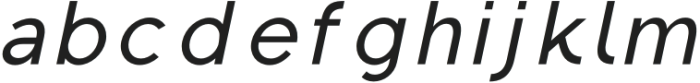 Regon Medium Italic otf (500) Font LOWERCASE