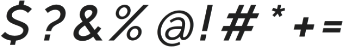 Regon Semi Bold Italic otf (600) Font OTHER CHARS