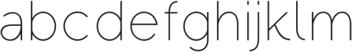 Regon Thin otf (100) Font LOWERCASE