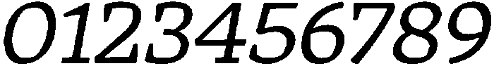 Regular Italic otf (400) Font OTHER CHARS