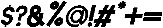 Regular Italic otf (400) Font OTHER CHARS