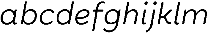 Regular Italic otf (400) FONT