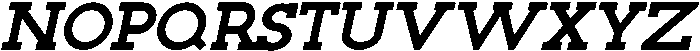 Regular Italic otf (400) Font UPPERCASE