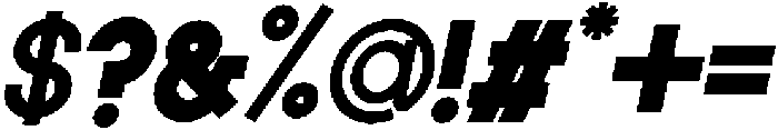 Regular Italic otf (400) Font OTHER CHARS