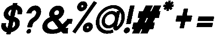 Regular Italic otf (400) Font OTHER CHARS