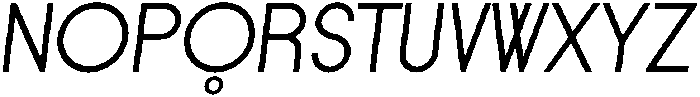 Regular Italic otf (400) Font UPPERCASE