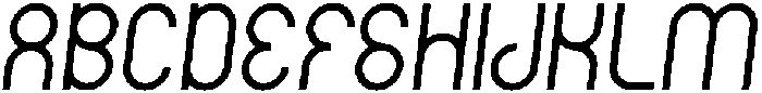 Regular Italic otf (400) Font UPPERCASE