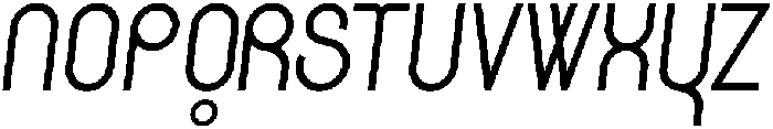 Regular Italic otf (400) Font UPPERCASE