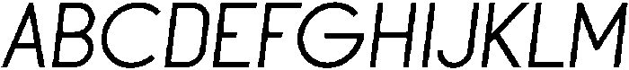 Regular Italic otf (400) Font UPPERCASE