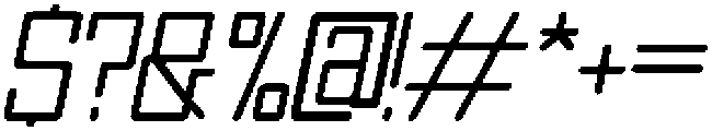 Regular Italic otf (400) Font OTHER CHARS