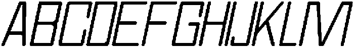 Regular Italic otf (400) Font UPPERCASE