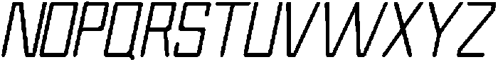 Regular Italic otf (400) Font UPPERCASE