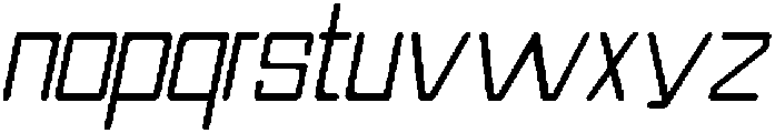 Regular Italic otf (400) Font LOWERCASE