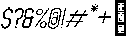 Regular Italic otf (400) Font OTHER CHARS