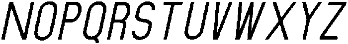 Regular Italic otf (400) Font UPPERCASE