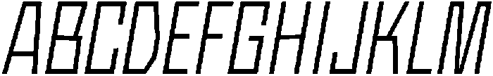Regular Italic otf (400) Font UPPERCASE