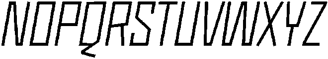 Regular Italic otf (400) Font UPPERCASE