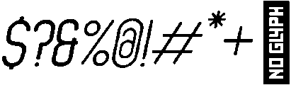 Regular Italic otf (400) Font OTHER CHARS