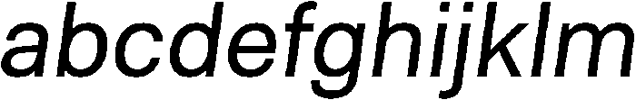 Regular Italic otf (400) FONT