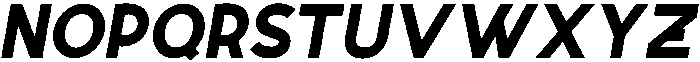 Regular Italic otf (400) Font UPPERCASE