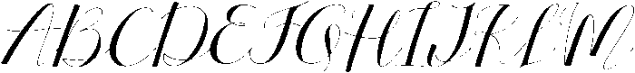 Regular Italic otf (400) Font UPPERCASE