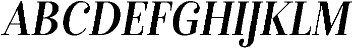 Regular-Italic otf (400) Font UPPERCASE