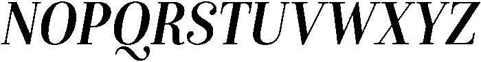 Regular-Italic otf (400) Font UPPERCASE