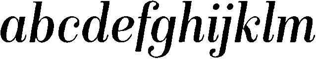 Regular-Italic otf (400) FONT