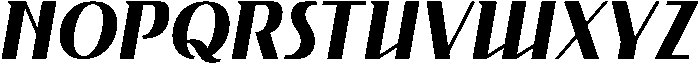 Regular Italic otf (400) Font UPPERCASE