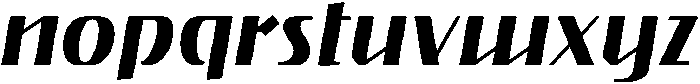 Regular Italic otf (400) Font LOWERCASE