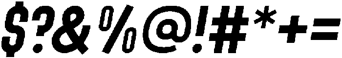 Regular Italic otf (400) Font OTHER CHARS