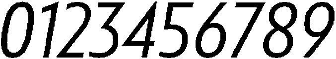 Regular Italic otf (400) Font OTHER CHARS