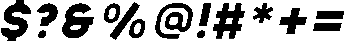 Regular Italic otf (400) Font OTHER CHARS