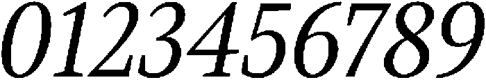 Regular Italic otf (400) Font OTHER CHARS