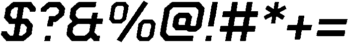 Regular Italic otf (400) Font OTHER CHARS