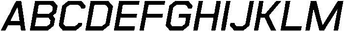 Regular Italic otf (400) Font UPPERCASE