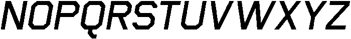 Regular Italic otf (400) Font UPPERCASE