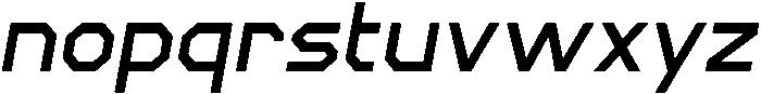 Regular Italic otf (400) Font LOWERCASE