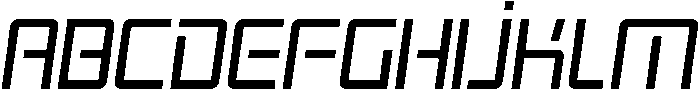Regular-Italic otf (400) Font UPPERCASE