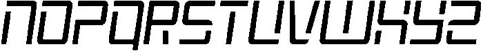 Regular-Italic otf (400) Font UPPERCASE