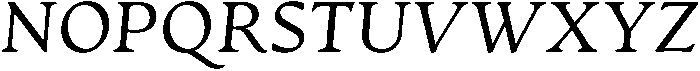 Regular Italic otf (400) Font UPPERCASE